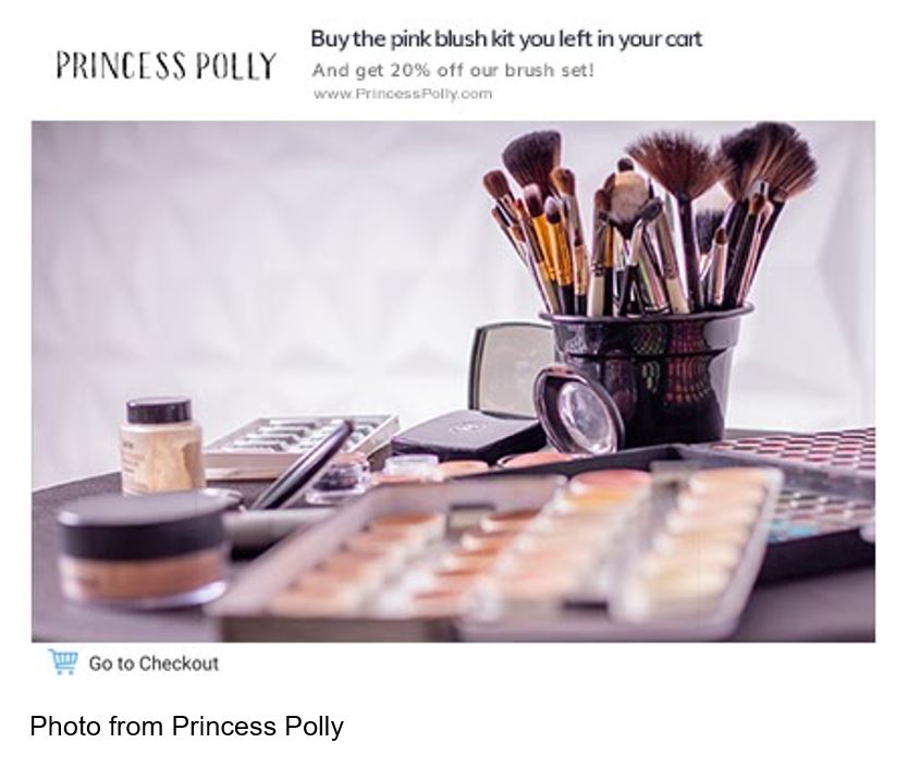 princess polly makeup ad